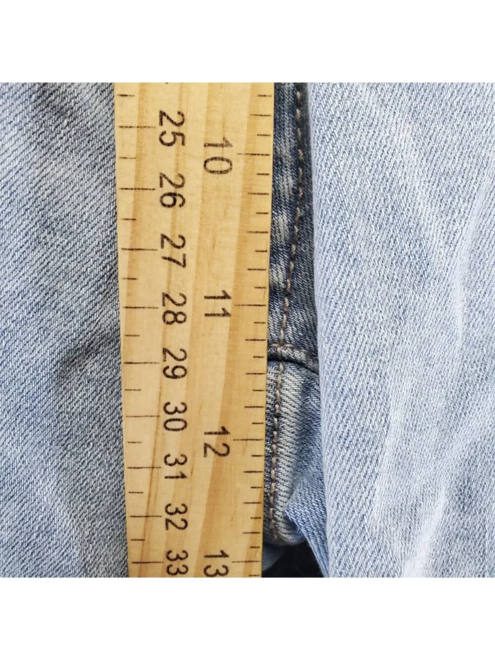 Time And Tru Shorts Womens 18 Light Blue High Rise Bermuda Relaxed Fit *NWT*